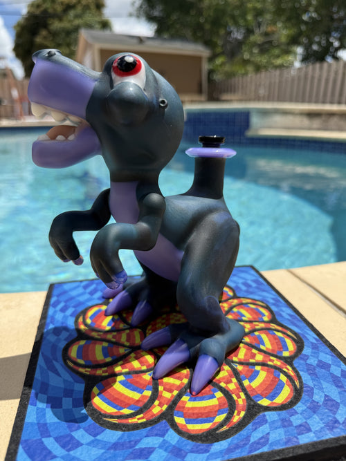 Dino Rig — Slate & Purple